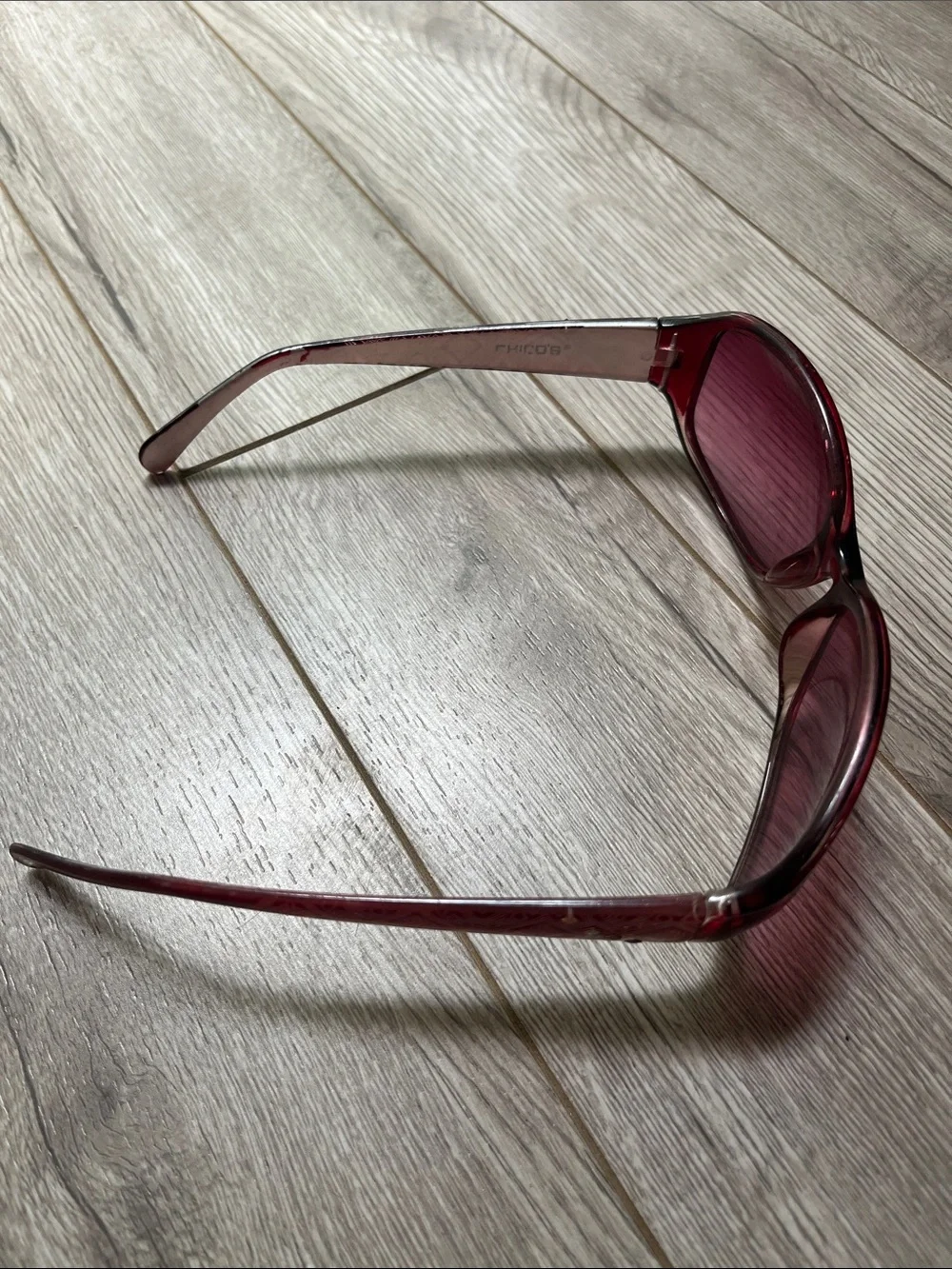 Chico's Red Women's Sunglasses with Tinted Lenses